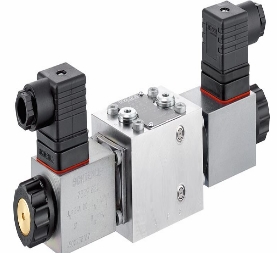 換向座閥，直動(dòng)式，帶電磁鐵操縱 SEC 6